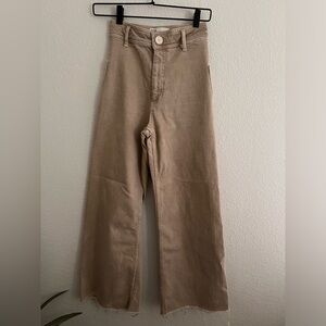 Zara Marine Straight Wide leg jeans sz US 0